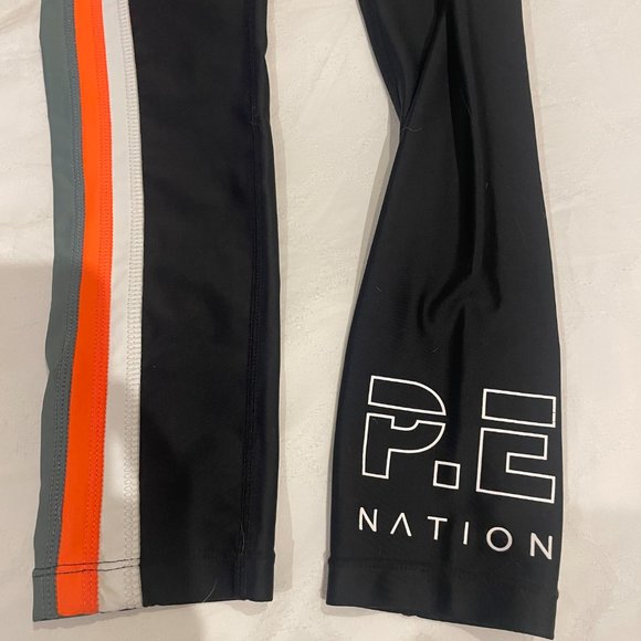 P.E. Nation black leggings with stripe size SMALL - Picture 1 of 5